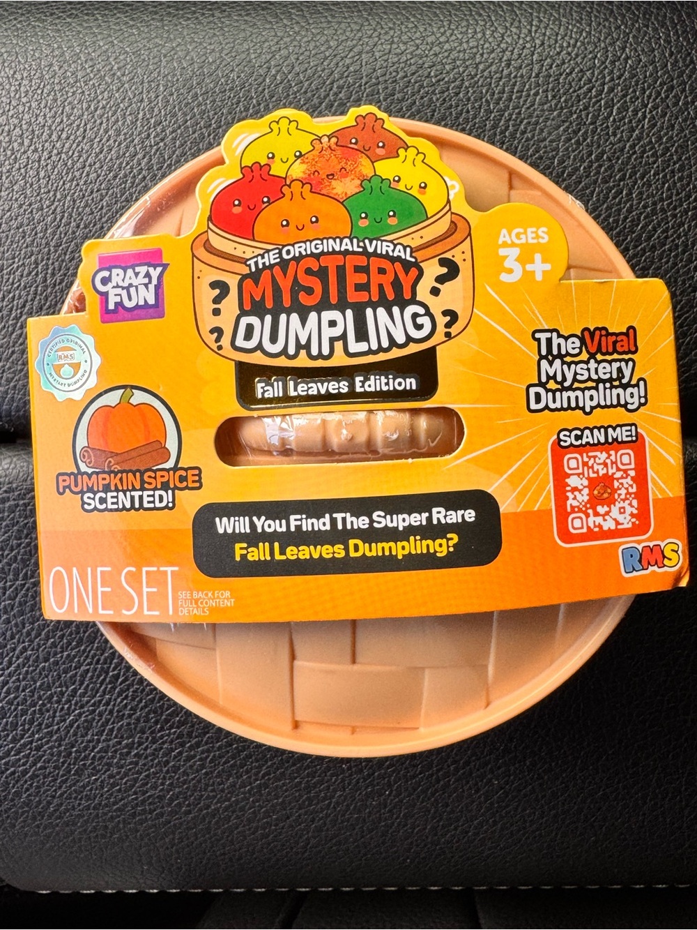 NEW Sealed RMS Mystery Dumpling Fall Leaves Pumpkin Spice Scented Seasonal NIB